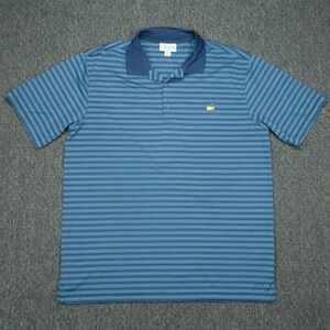 Masters Performance Shirt Mens Extra Large Blue Golf Polo Augusta National